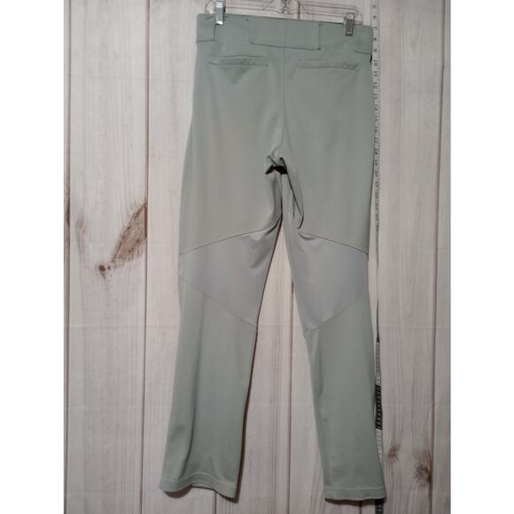 Nike Baseball Pants Mens Medium Gray BSBL Dri Fit Breathable Athletic Polyester - Picture 3 of 12